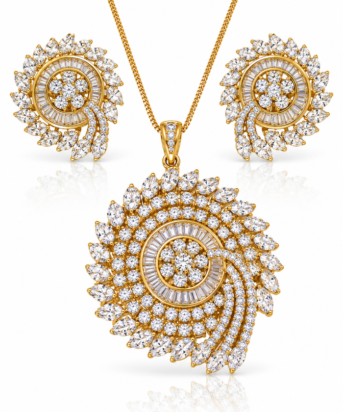 Apsara Pendant Set
